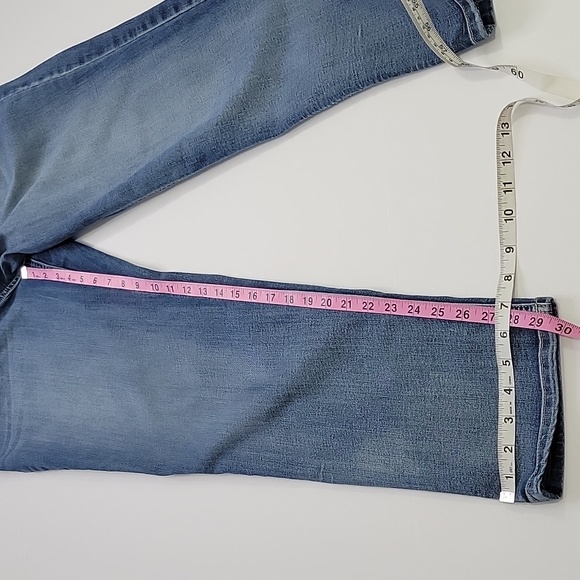 Chico's Platinum Ultimate Fit Straight Leg Jeans SZ 2 Chico's/12 - Picture 12 of 14